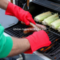 Fabrik Preis Silikon Hitzebeständige Handschuhe für Barbecue und Kochen / Silikon Grill Ofen BBQ Handschuh / Ofen Mitt